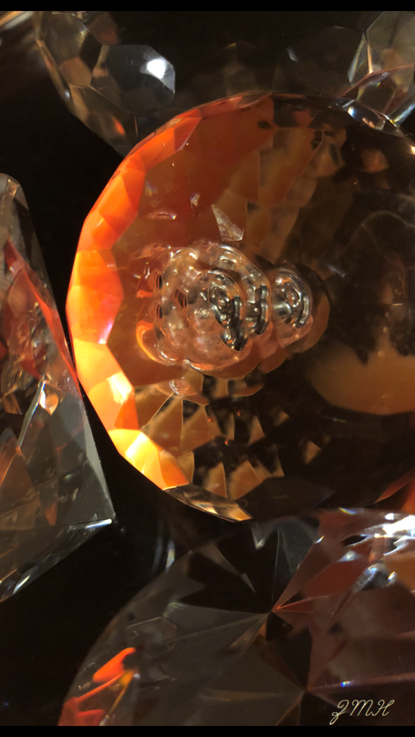 Orange inside Crystal